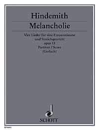 【輸入楽譜】ヒンデミット, Paul: メランコリー Op.13: スタディ・スコア