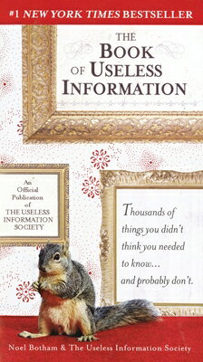 The Useless Information Society presents thousands of facts that will captivate readers with the joy of pursuing pointless knowledge--like the fact that organized crime accounts for ten percent of the United States's annual income, and fish scales are used to make lipstick.