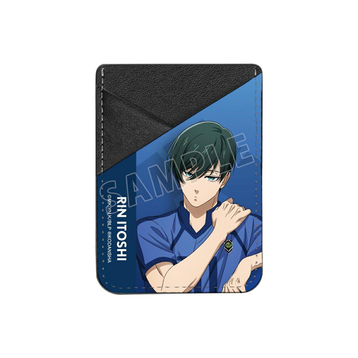 TVアニメ『ブルーロック』 描き下ろしイラスト 糸師 凛 試合前の準備中ver. スマホカードポケット【グッズ】