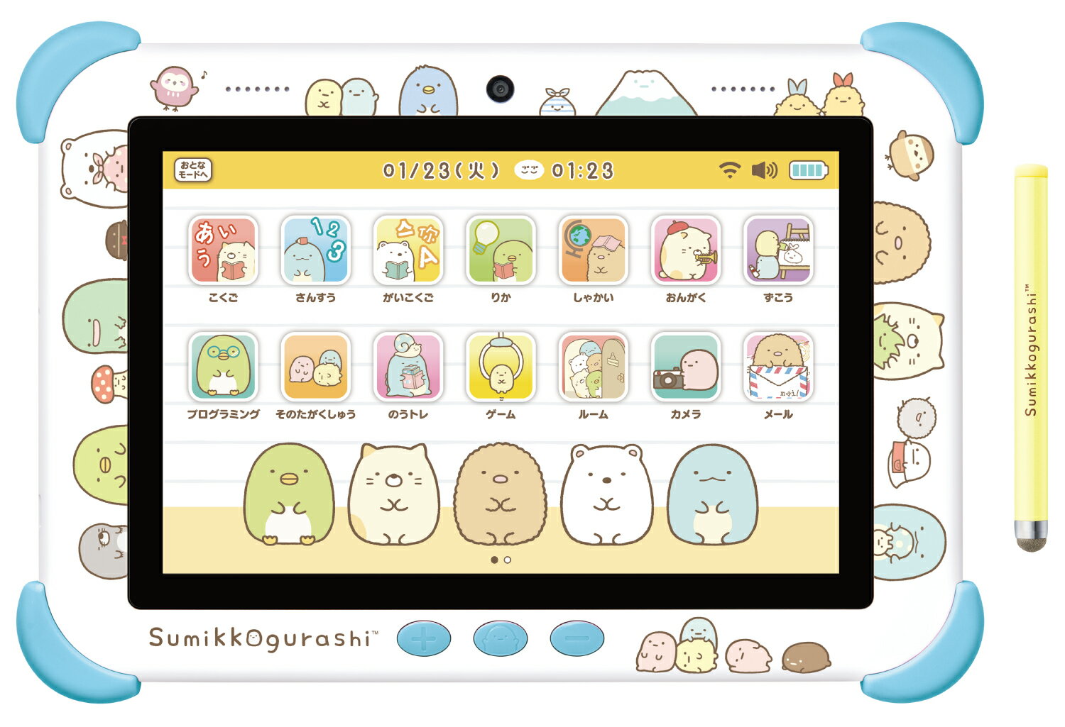 すみっコぐらし Wi-Fiでつながる!みんなとつながる!すみっコパッド 8インチ ブルー