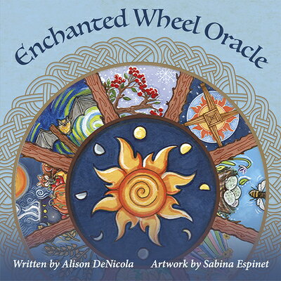 Enchanted Wheel Oracle: 45 Round Cards with Hand-Painted Art-- Explore Spiritual Pathways, Portals, ENCHANTED WHEEL ORACLE [ Alison Denicola ]