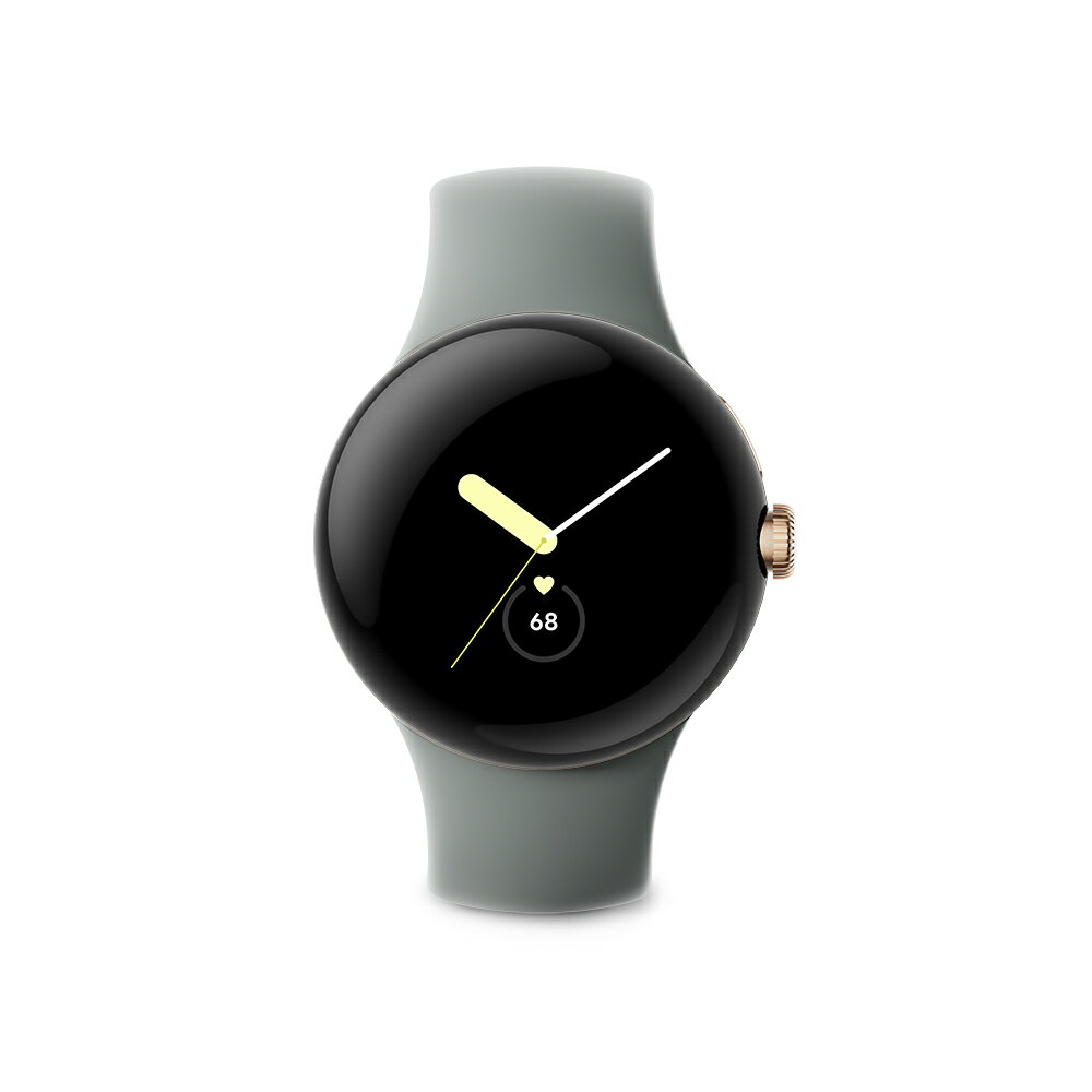 Google Pixel Watch Champagne Gold ステンレス ケース / Hazel アクティブ バンド（Wifi） - Image 2