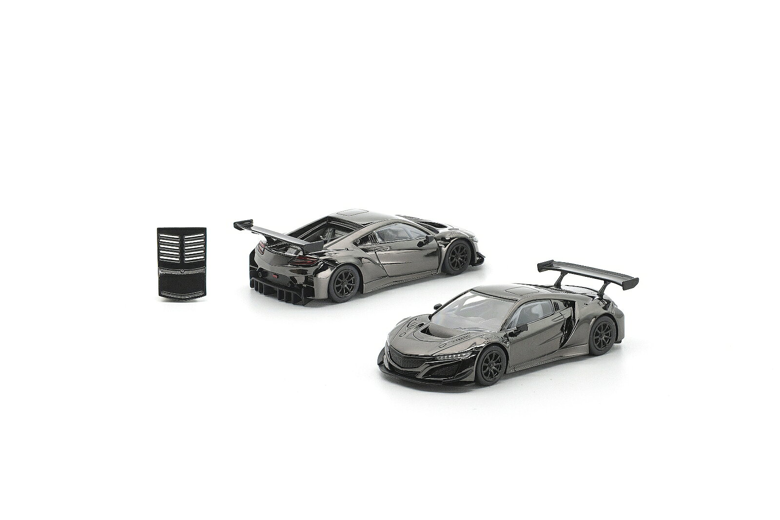 POP RACE 1/64 ホンダ NSX GT3 EVO22 ダーククローム 【PRDC015】 (ミニカー)