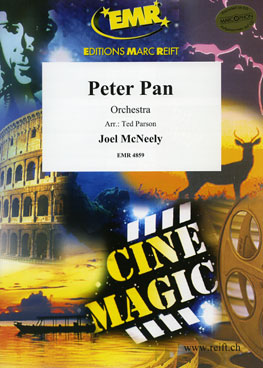 【輸入楽譜】マクニーリー, Joel: 映画「ピーター・パン」/オーケストラ用編曲/パーソン編: スコアとパート譜セット