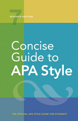 CONCISE GUIDE TO APA STYLE 7/E 