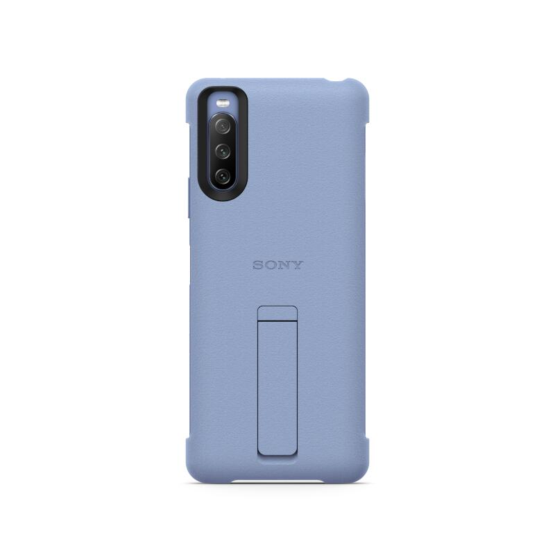 Xperia 10 III Lite Style Cover with Stand ブルー