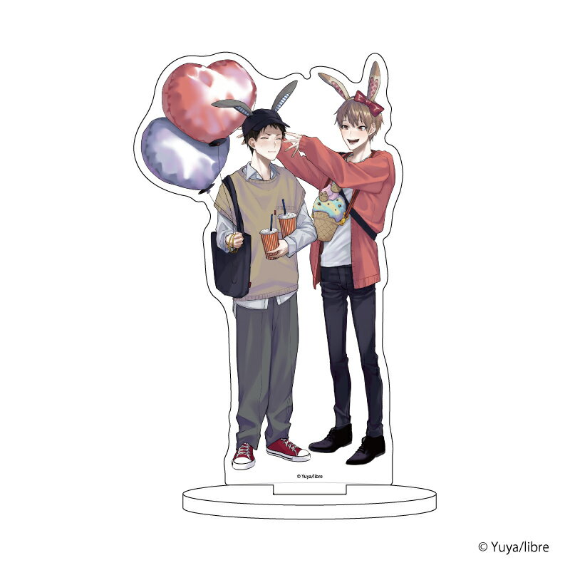 キャラアクリルフィギュア「爛れた部屋に恋よっつ」23/山本 悟史&あきら(描き下ろしイラスト)【グッズ】