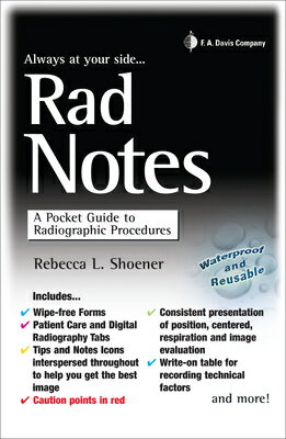 Rad Notes: A Pocket Guide to Radiographic Procedures RAD NOTES （Davis's Notes） 
