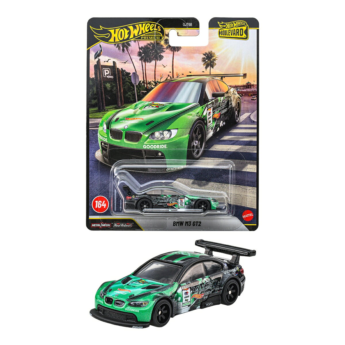 ホットウィール(Hot Wheels) ブールバード BMW M3 GT2 ミニカー 1:64スケール 3歳から JBL27