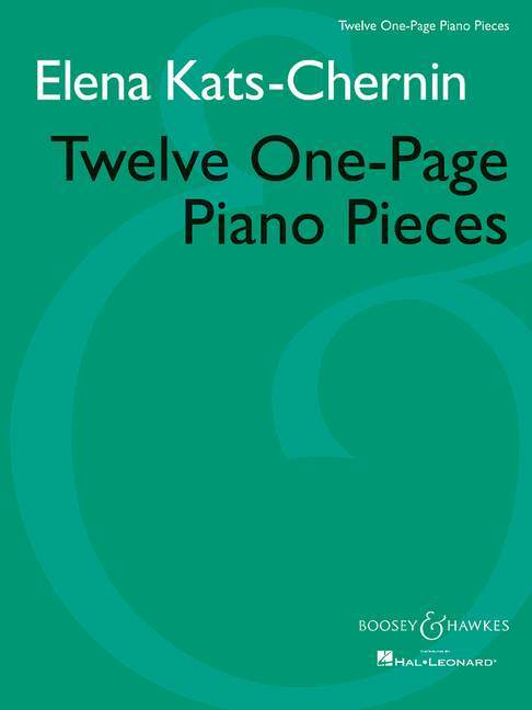 【輸入楽譜】カッツ=チェルニン, Elena: 1ページからなる12曲の作品集