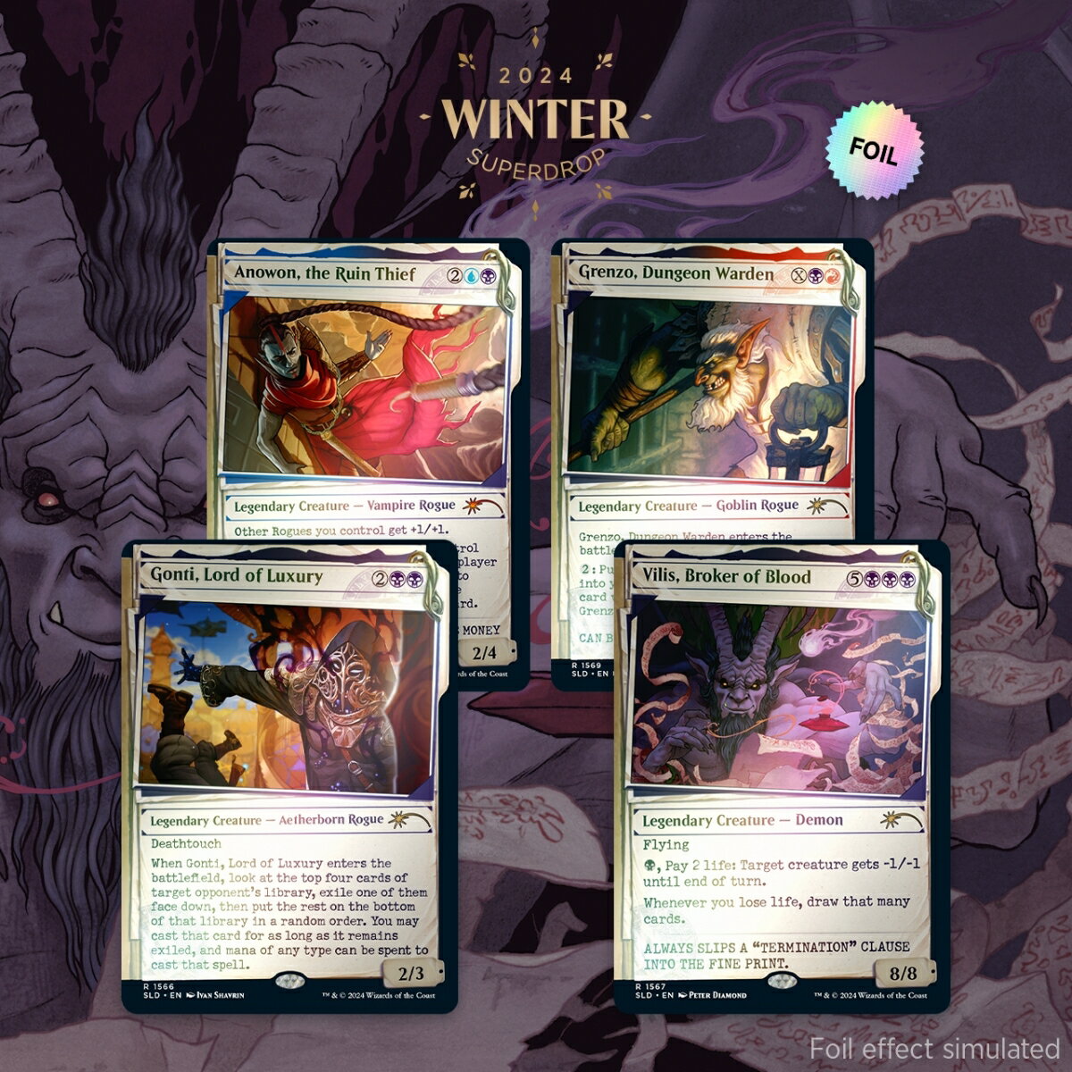 マジック：ザ・ギャザリング Secret Lair Winter Superdrop 2024 Showcase: Murders at Karlov Manor Foil Edition 【クレジットカード決済限定】