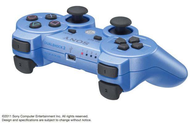 ワイヤレスコントローラ （DUALSHOCK 3） キャンディー・ブルーの画像