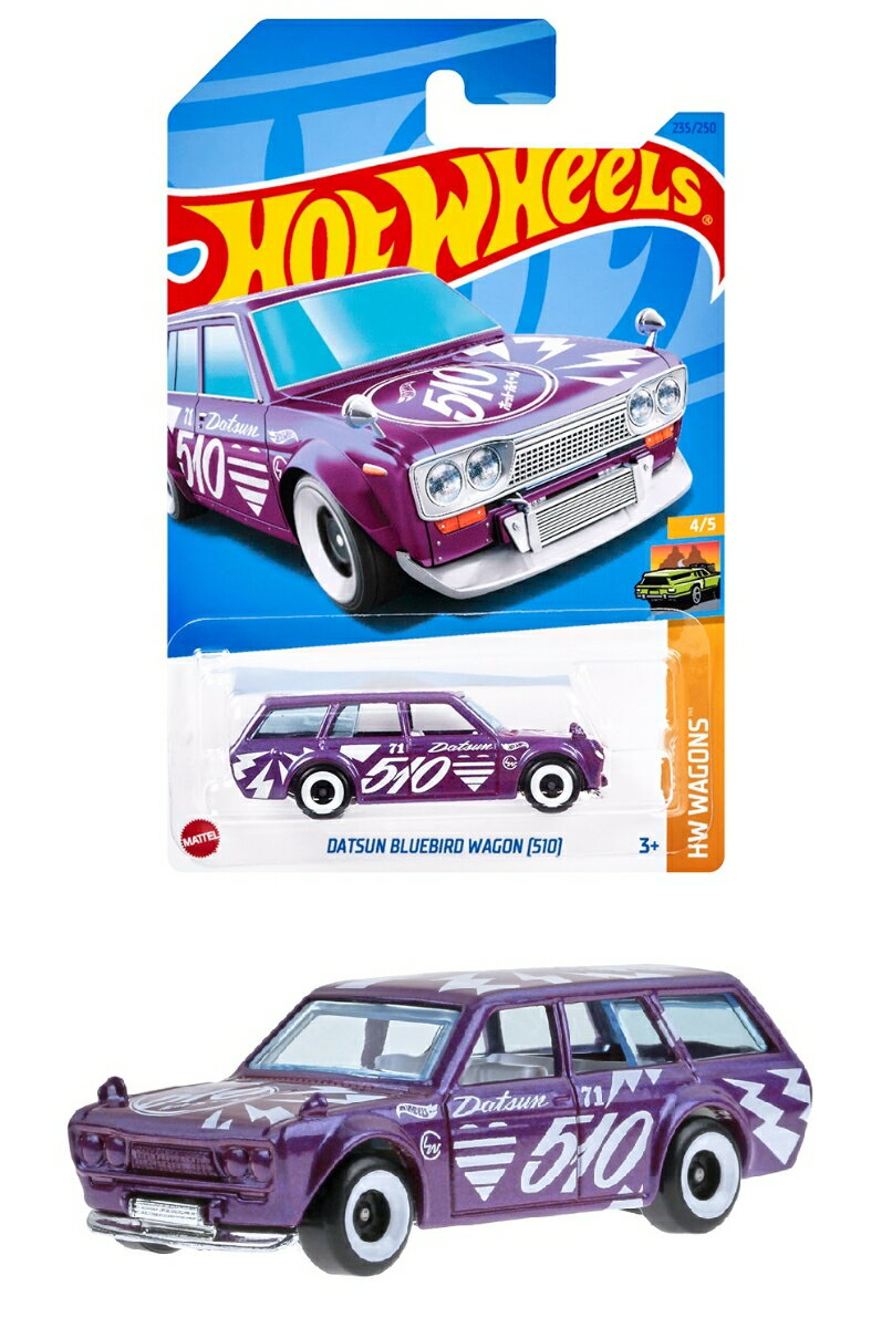 ホットウィール（Hot Wheels） ベーシックカー ダットサン ブルーバード ワゴン （510） 【3才~】 HNK58のサムネイル