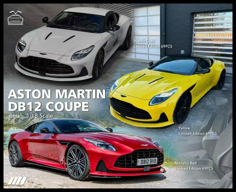 1/18 MOTORHELIX Aston Martin DB12 Coupe Metallic Red 【MH027MR】 (ミニカー)