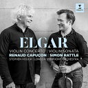 【輸入盤】ヴァイオリン協奏曲、ヴァイオリン・ソナタ ルノー・カプソン、サイモン・ラトル&ロンドン交響楽団、スティーヴン・ハフ [ エルガー(1857-1934)...