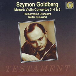 【輸入盤】ヴァイオリン協奏曲.3-5　S.goldberg(Vn)susskind / Po [ モーツァルト（1756-1791） ]