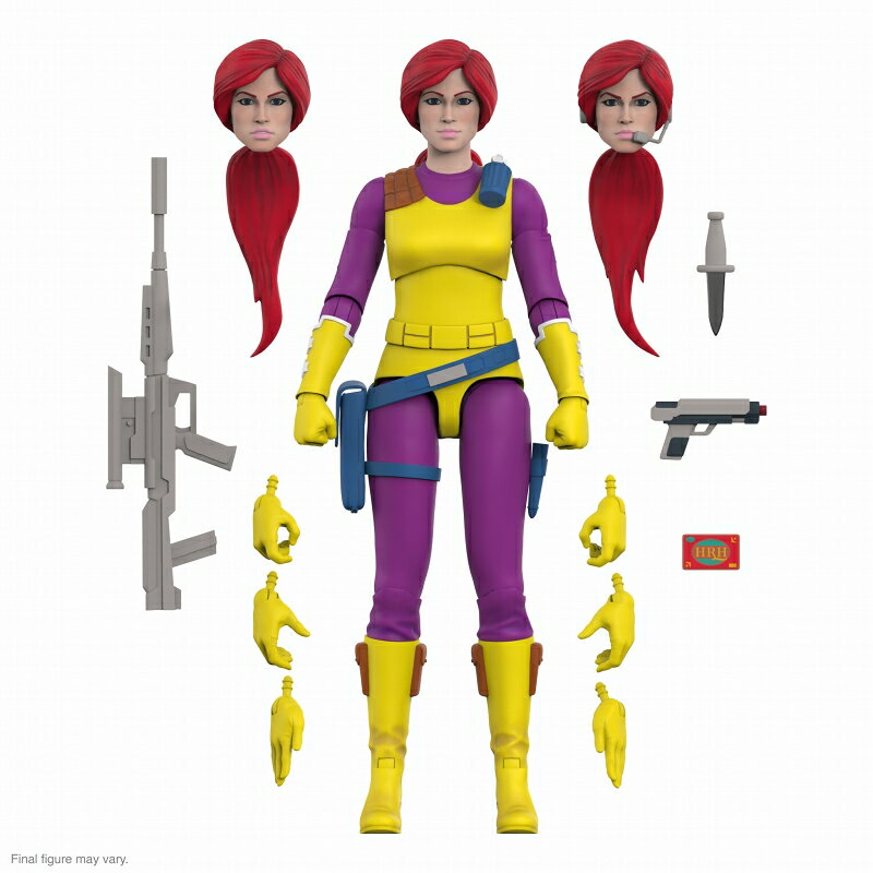 『G.I.ジョー』 スカーレット アルティメイト 7インチ アクションフィギュア DIC パープル ver