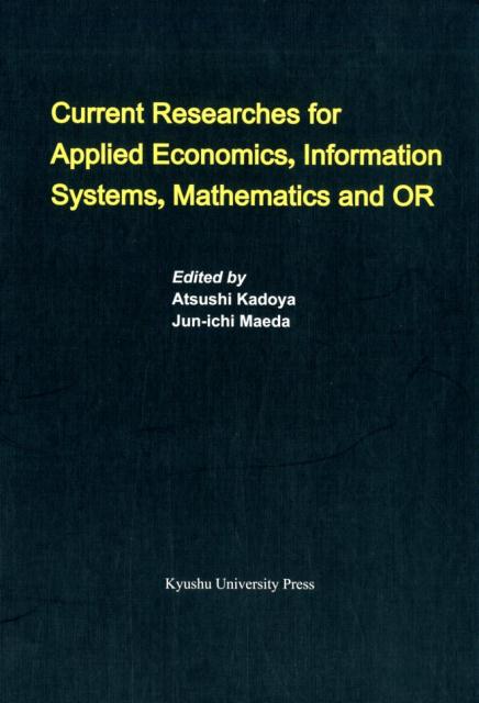 Current Researches for Applied Economics