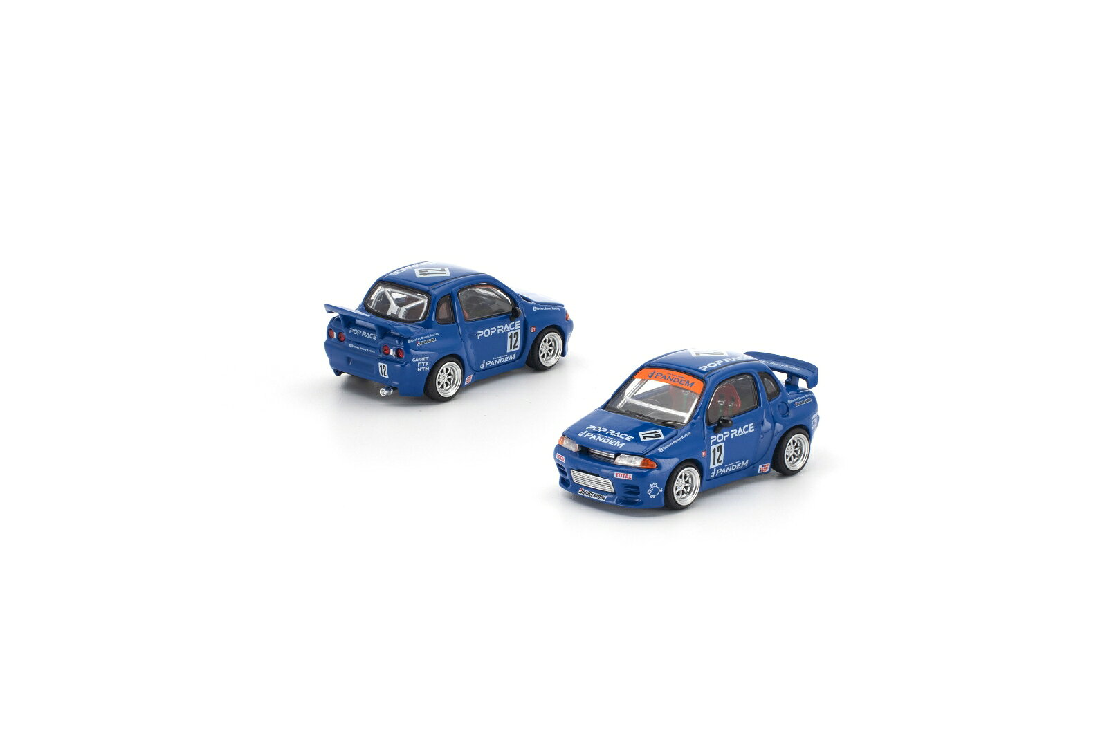 POP RACE 1/64 パンデム QR32 ブルー 【PR640572】 (ミニカー)