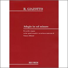 【輸入楽譜】アルビノーニ, Tomaso/ジアゾット, Remo: 弦楽とオルガンのためのアダージョ ト短調