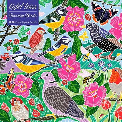 Adult Jigsaw Puzzle: Kate Heiss: Garden Birds: 1000-Piece Jigsaw Puzzles ADULT JIGSAW PUZZLE KATE HEISS （1000-Piece Jigsaw Puzzles） [ Flame Tree Studio ]