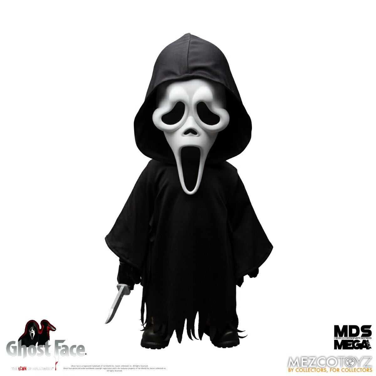 MDS デザイナーシリーズ/ アイコン・オブ・ハロウィン: ゴーストフェイス 15インチ メガスケール フィギュア【再生産】 (フィギュア)