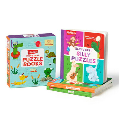 Baby's First Puzzle Books: Interactive Board Books for Babies and Toddlers, 3 Fun Activity Books wit BABYS 1ST PUZZLE BKS （Highlights Baby's First Puzzle Books） [ Highlights ]