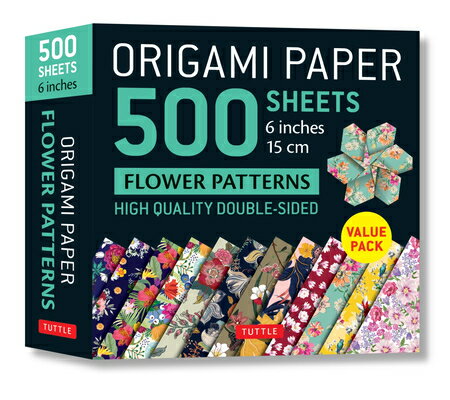 ORIGAMI PAPER FLOWER PATTERNS 500 SHEETS
