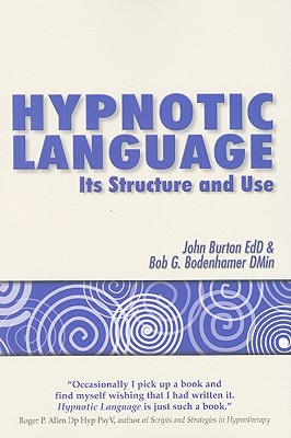This remarkable book examines the structures of the hypnotic sentence, and the very cognitive dimensions that allow hypnotic language to be effective in changing our minds. Defining the three facets that allow the mind to be susceptible to hypnotic language patterns, Hypnotic Language provides new language patterns that address beliefs, time orientation, perception, spiritual matters and states of mind, and devises new hypnotic language applications that emphasize the importance of Gestalt principles and cognitive factors. Providing a wealth of hypnotic trance scripts, this book contains innovative and original ways to induce cognitive change, and techniques that will enable you to access the infinite resources of the unconscious. Originally published in hardcover under ISBN 9781899836352.