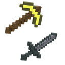 マインクラフト(MINECRAFT) ロールプレイ アソート 子供向けフィギュア 仮装 コスプレ なりきりアイテム 5個入り Box販売 6歳から マルチ 9...