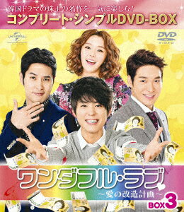 ワンダフル・ラブ〜愛の改造計画〜 BOX3 ＜コンプリート・シンプルDVD-BOX＞