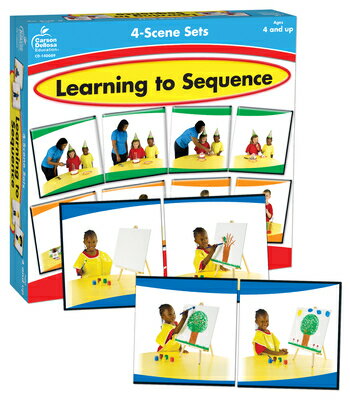 Learning to Sequence 4-Scene Sets: 12 Picture Stories! GM-LEARNING TO SEQUENCE 4 SCEN [ Carson Dellosa Education ]