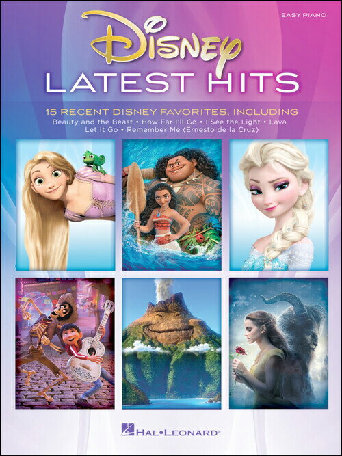【輸入楽譜】やさしく弾ける 最新ディズニー・ヒット曲集: 15 Recent Disney Favorites