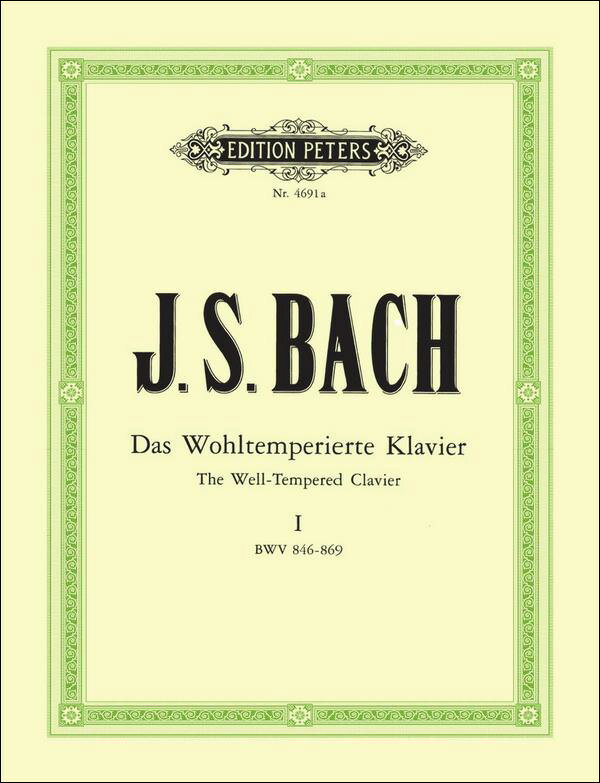 【輸入楽譜】バッハ, Johann Sebastian: 平均律クラヴィーア曲集 第1巻 BWV 846-869/Keller編