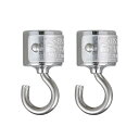MAGNETIC HOOK SET OF 2 CHROME B520-329CR (マグネット)