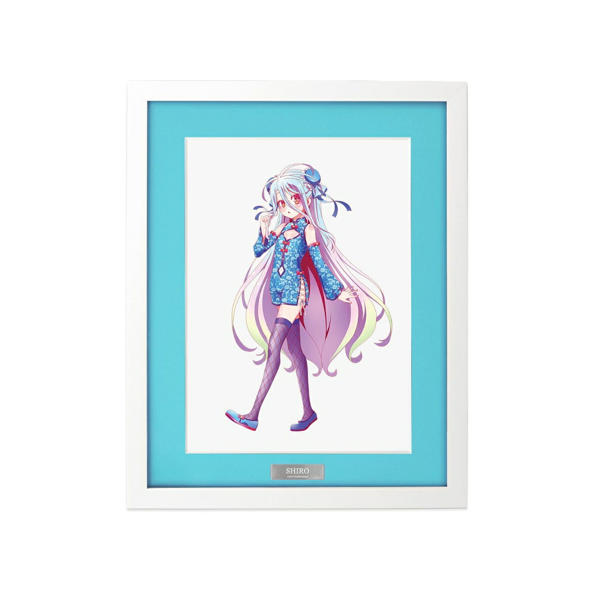 ノーゲーム・ノーライフ描き下ろし 白 チャイナドレスver. A4キャラファイングラフ