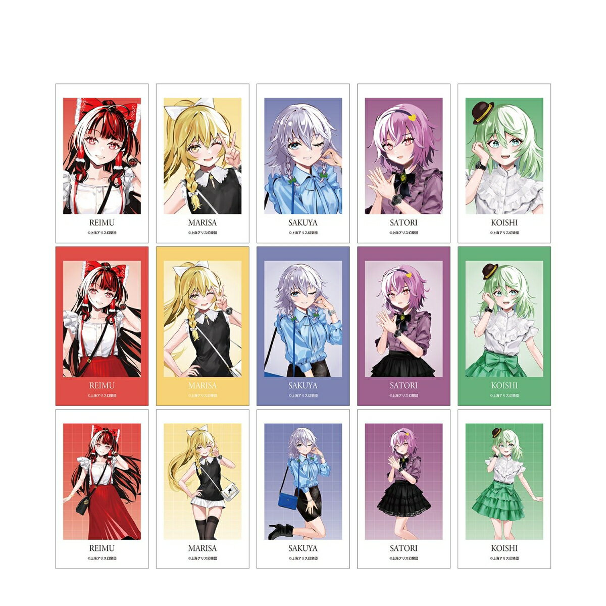 東方Project松本能人イラスト ウォッチコーデver. トレーディングAni-Frame(単位/BOX)