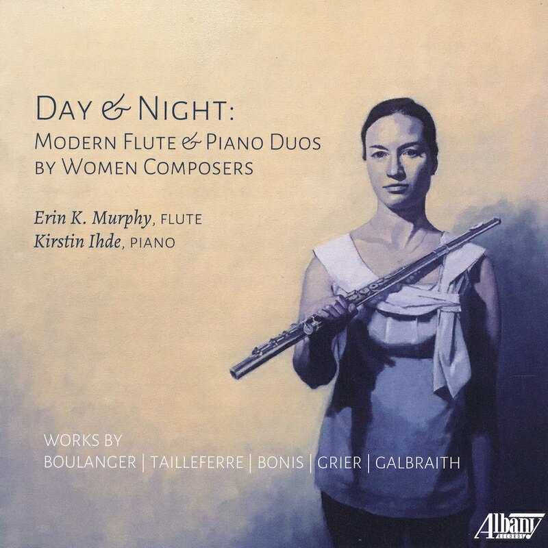 【輸入盤】昼も夜も〜女性作曲家による近現代のフルートとピアノのための二重奏作品集 エリン・K・マーフィ、カースティン・イーデ