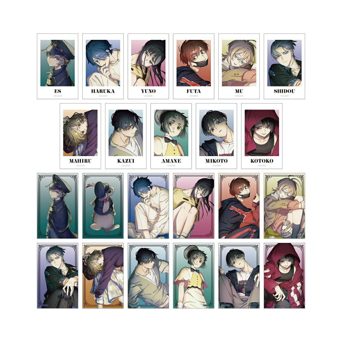 MILGRAM -ミルグラムー描き下ろし 3rd Anniversary ver. トレーディングイラストカード(BOX＝23個)