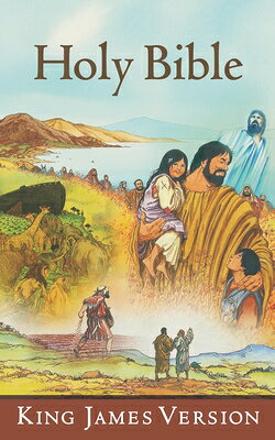 This colorful, affordable Bible containing the complete Old and New Testament of the King James Version is just right for young readers. It has big, easy-to-read type and the words of Jesus are in eye-catching red letter text. And, there are 24 striking illustrations throughout that help tell the Bible's story in a powerful way.