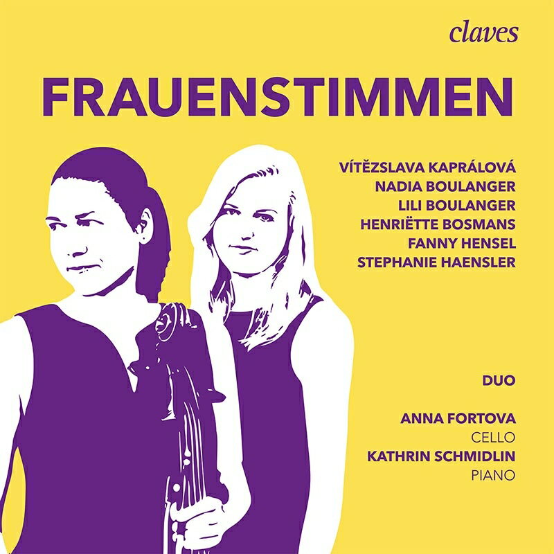 【輸入盤】『女性の声〜6人の女性作曲家によるチェロとピアノための作品集』　アンナ・フォルトヴァ、カトリン・シュミドリン