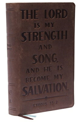 KJV Holy Bible: Personal Size with Cross References, Brown Genuine Leather, Red Letter, Comfort Prin KJV REF BIBLE PERSONAL SIZE GP [ Thomas Nelson ]