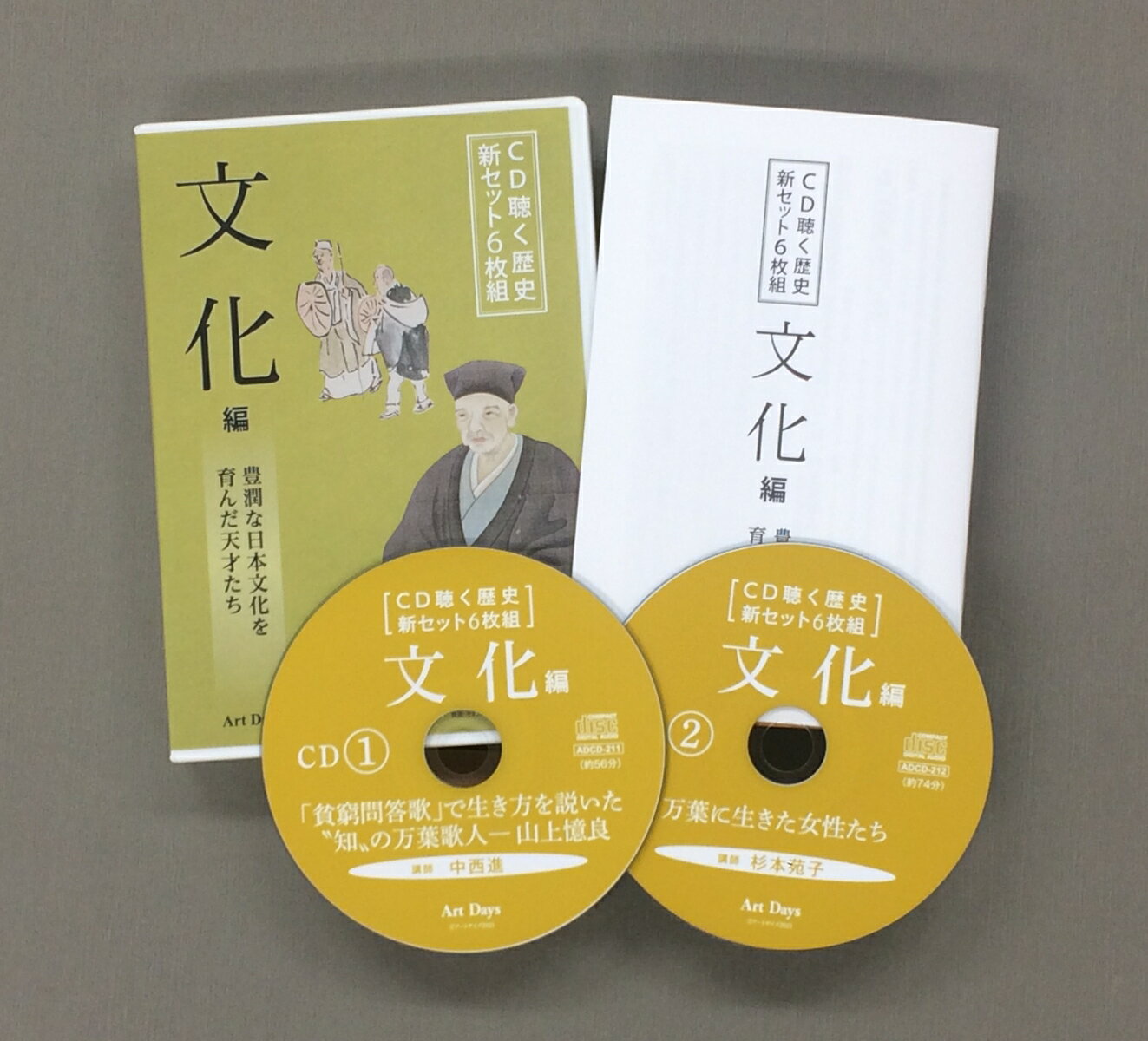 CD聴く歴史　新セット6枚組　文化編 [ 中西進 杉本苑子 山崎正和 瀬戸内寂聴 村井康彦 嵐山光三郎 ]