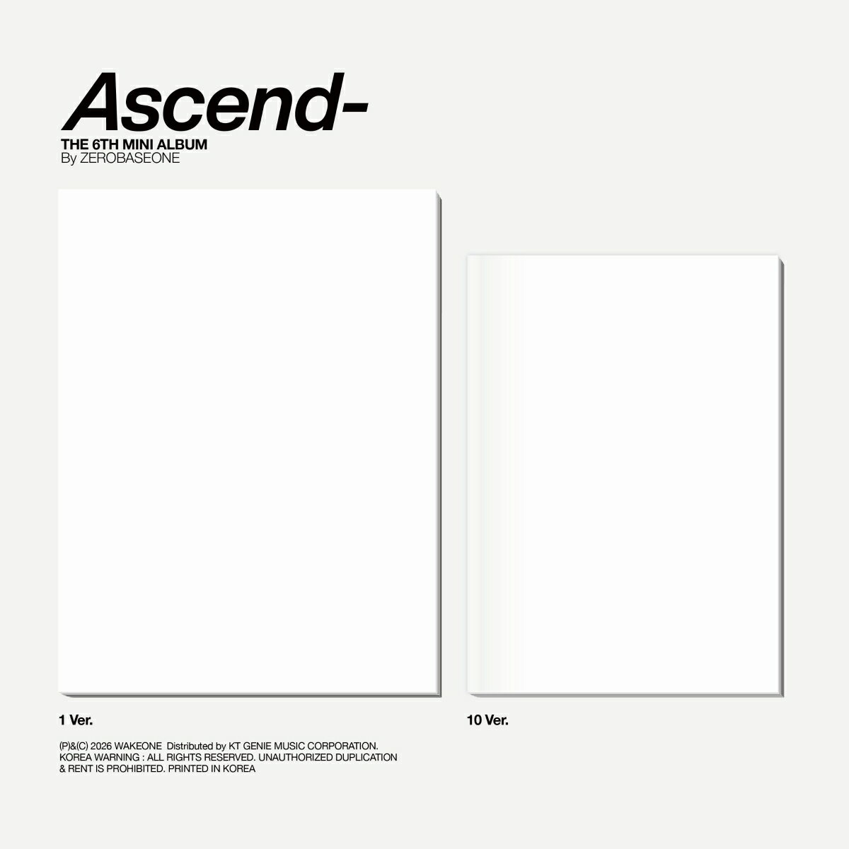 【先着特典】The 6th Mini Album[Ascend-]Photobook Ver. (1 Ver.)(イベント＆特典応募抽選券(シリアルナンバー)+オンラインショップ限定セルカフォトカード(全10種のうちランダム1枚))