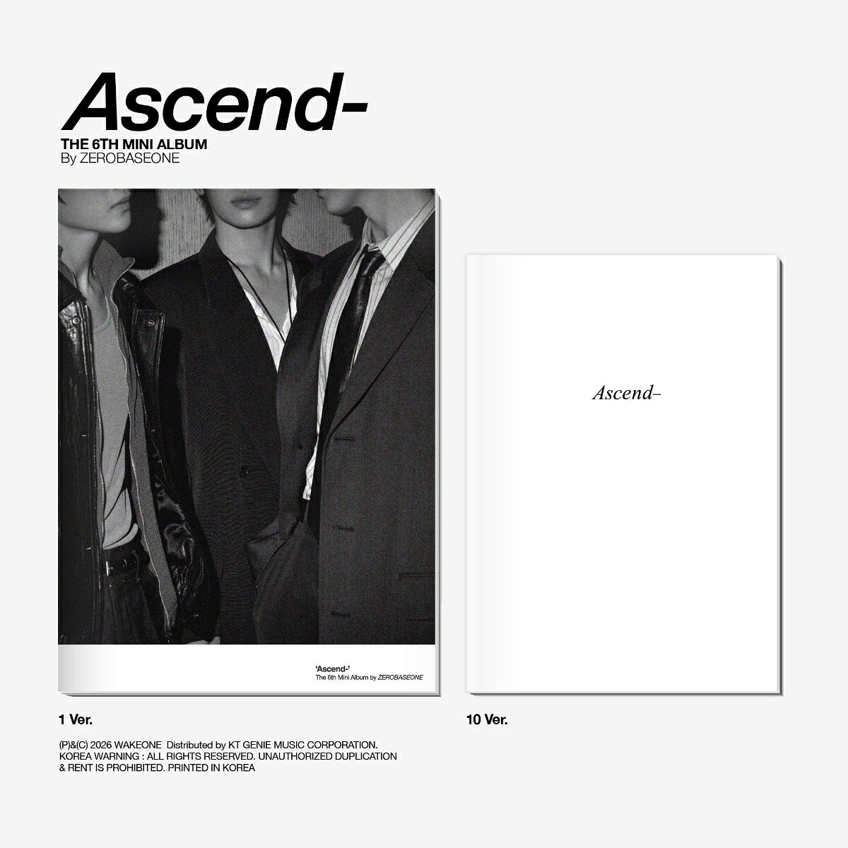 【先着特典】The 6th Mini Album[Ascend-]Photobook Ver. (1 Ver. & 10 Ver.)(イベント＆特典応募抽選券(シリアルナンバー)×2+オンラインショップ限定セルカフォトカード(全10種のうちランダム2枚))