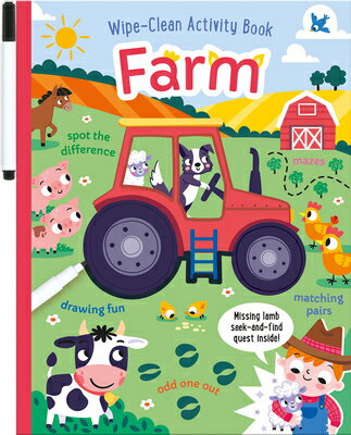 Farm Wipe-Clean Activity Book: Reusable Drawing and Activity Fun FARM WIPE-CLEAN ACTIVITY BK （Wipe-Clean Activity Fun） 