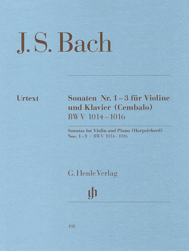 【輸入楽譜】バッハ, Johann Sebastian: バイオリン・ソナタ集 第1巻 BWV 1014-1016/原典版