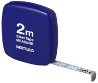 クツワ HiLiNE メジャー 超薄型 2m スチール製 ブルー MJ001BL