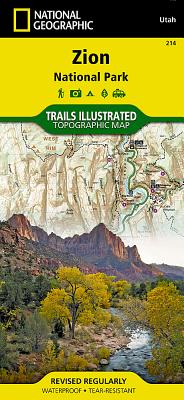 Covering all of Zion National Park, our Trails Illustrated map contains detailed topography with shaded relief, up-to-date trails, roads, and points of interest, plus trail summaries and useful information to get the most from your visit. The North side of the map covers the popular Zion Narrows with a companion hiking timetable, plus Kolob Canyons, La Verkin Creek Trail, Hop Valley Trail, Wildcat Canyon, the West Rim Trail, and more. The South side of the map details the park headquarters, Floor of the Valley Road, East Rim Trail, Telephone Canyon Trail, and the Virgin River. Printed on durable, waterproof, tear-resistant and environmentally friendly material that will stand up to any outdoor condition. Both sides feature a UTM and Latitude/Longitude grid for use with a GPS, plus compass rose, scale bar and legend for easy interpretation.