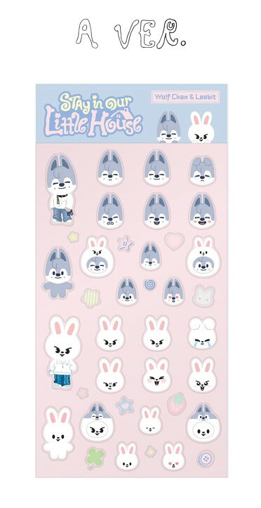 [6TH FANMEETING [STAY in Our Little House] MD] SKZOO 3D STICKER (A Ver.)